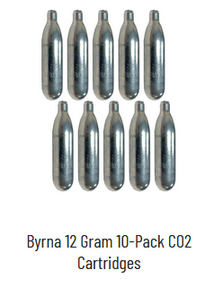 Byrna 12 Gram 10-Pack CO2 Cartridges