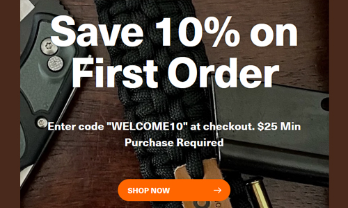 Save 10% on First Order